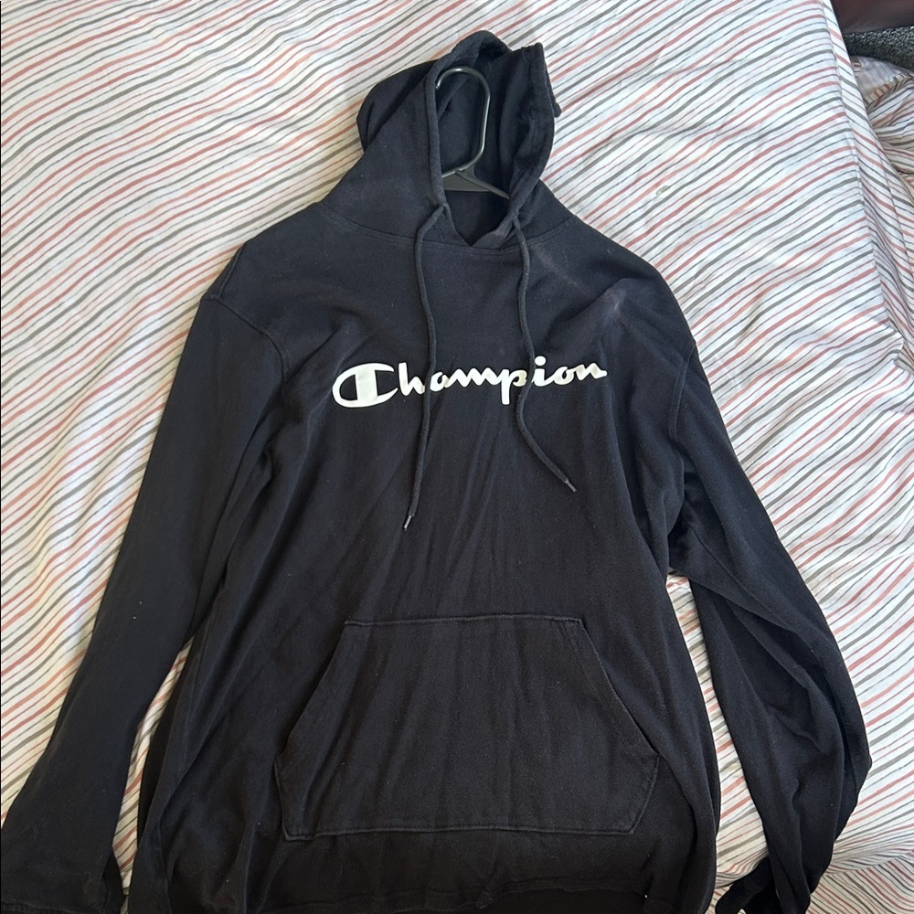 Champion Classic Black Pullover